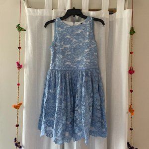 Sky Blue Lace Dress